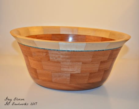 Hand turned wooden bowls